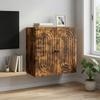 Wall Mounted Cabinet Smoked Oak Finish 59 x 31 x 60 cm Engineered Wood