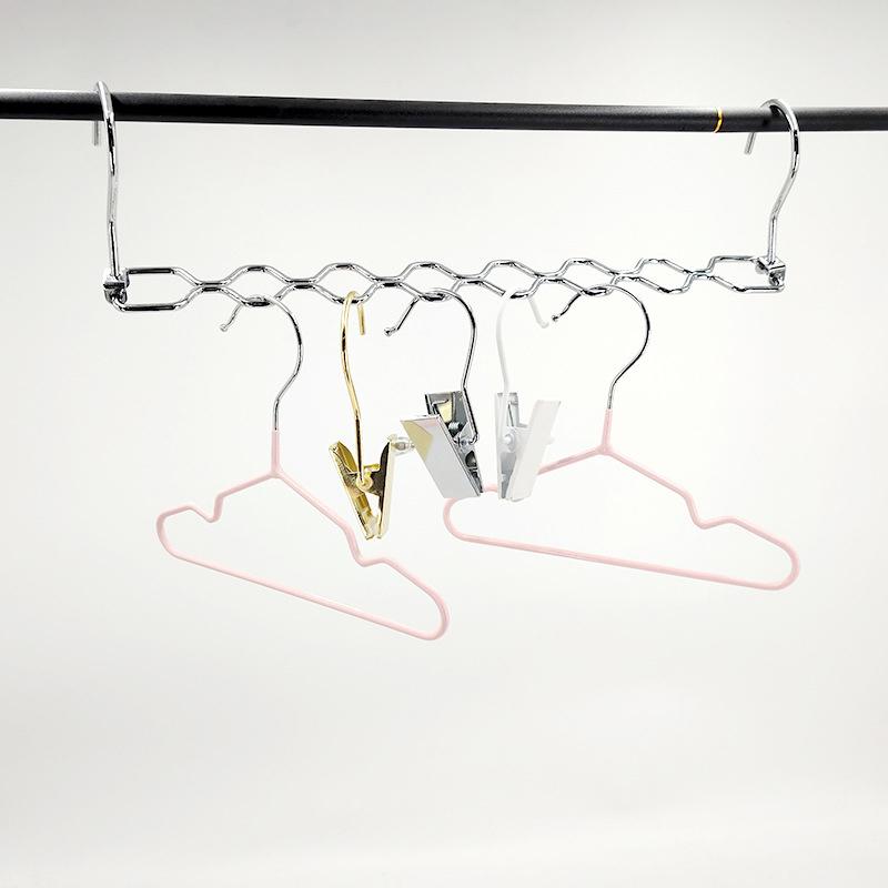 Pacote com 2 Cabides Economizadores de Espaço Para Roupas, Cabide Mágico Dobrável Economizador de Espaço Para Roupas Organizador de Cabide de Metal Com Gancho Giratório de 360°