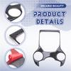 For Alfa Romeo Giulia Stelvio 2017- Carbon Fiber Gear Shift Panel Multimedia Buttons Frame Sticker Decoration-M53K
