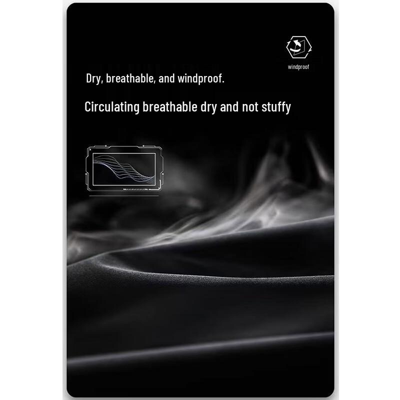 VANCAMEL Men's Waterproof Graphene Padded Hooded Jacket