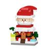 Non-Toxic Christmas Sweet House Snowman Building Block Creative Cartoon Santa Claus Children'S Puzzle Assembly Toy Christmas Gift