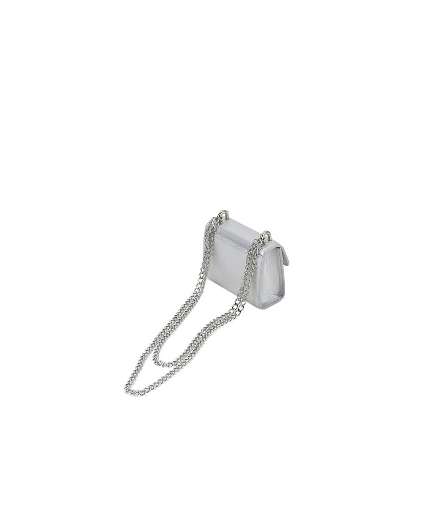 Christine Project Twist Heart Micro Bag(Silver Glass)