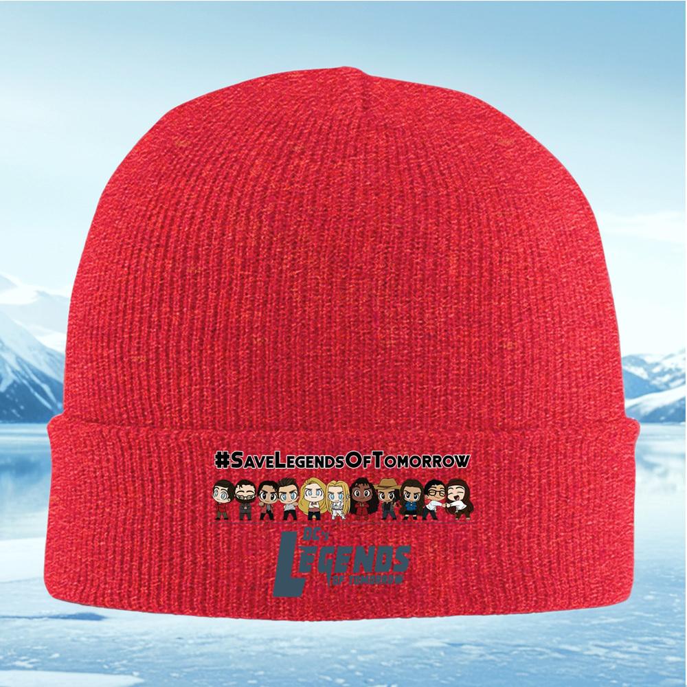 

Heroes team cartoon style together Men Women Unisex Knitted Hat Beanie Pullover Cap Winter Thermal Warm Christmas Outdoor Cyclin