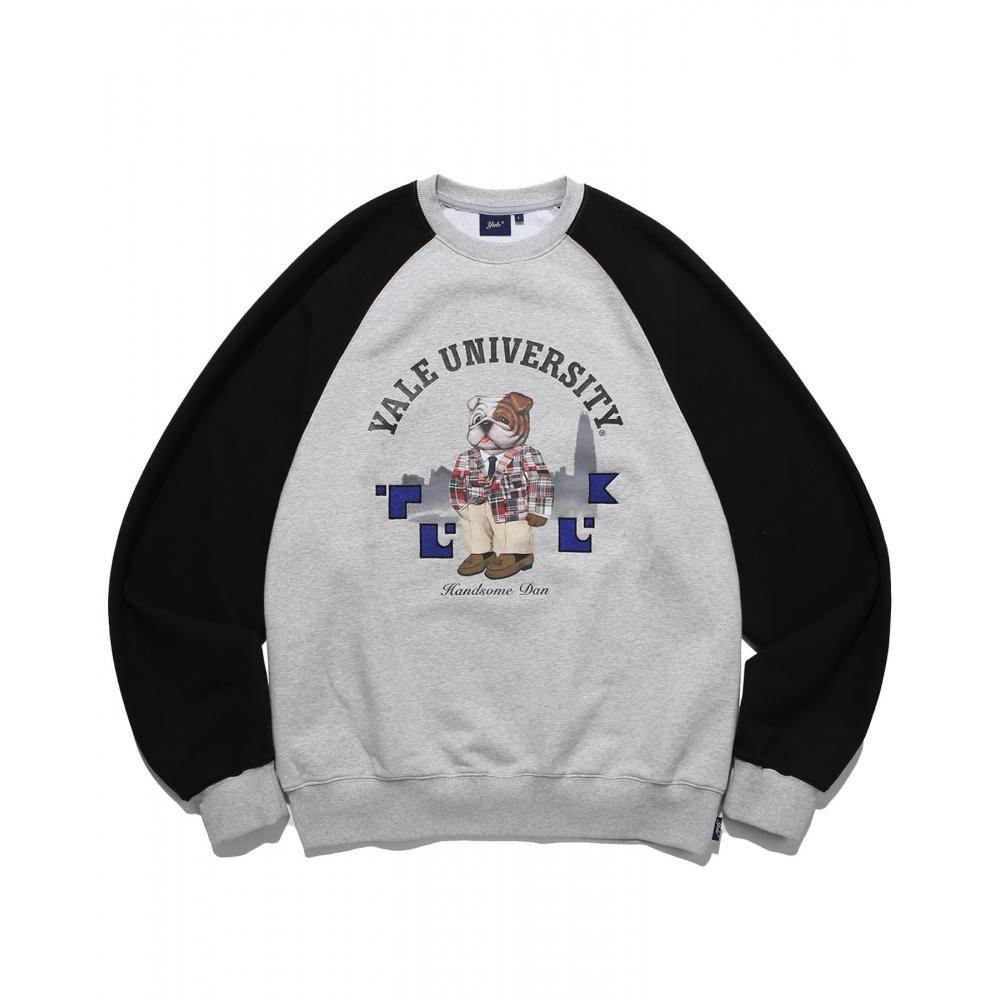 

YALE YALE x TUUK LOUNGEWEAR CREWNECK BLACK OATMEAL