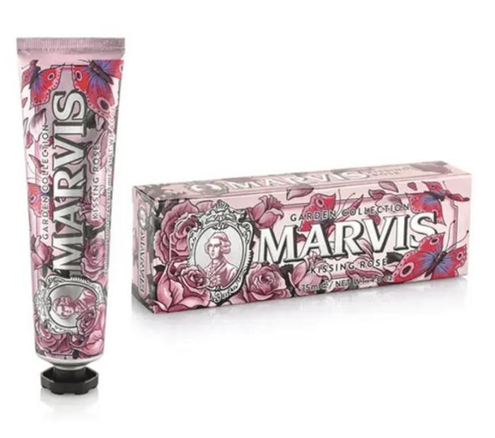 Dentifrice - MARVIS - Menthe & Rose Bulgare - 75ml - Protection Complète - Fraîcheur Durable