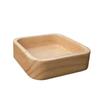 ZISIZ Rubberwood Boat-Shaped Serving Dish