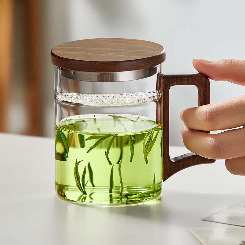 Mingguang High Borosilicate Glass Tea Infuser Cup