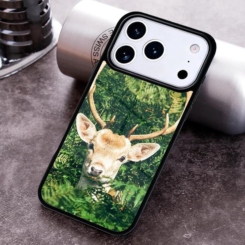 Stag Male Reindeer Nature Phone Case For iPhone 17,16e,15,14,13,12,11,Mini,Pro,MAX soft Silicone Cover