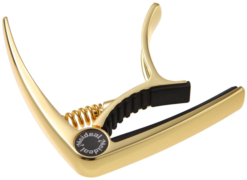 Phoenix One Touch Guitar Capo Tasto Alloy Care Fiber Cloth Safe and Secure Warranty 3 Piece Folk Electric Acoustic Gold Metallic Mirror Gold KNIGHT OF