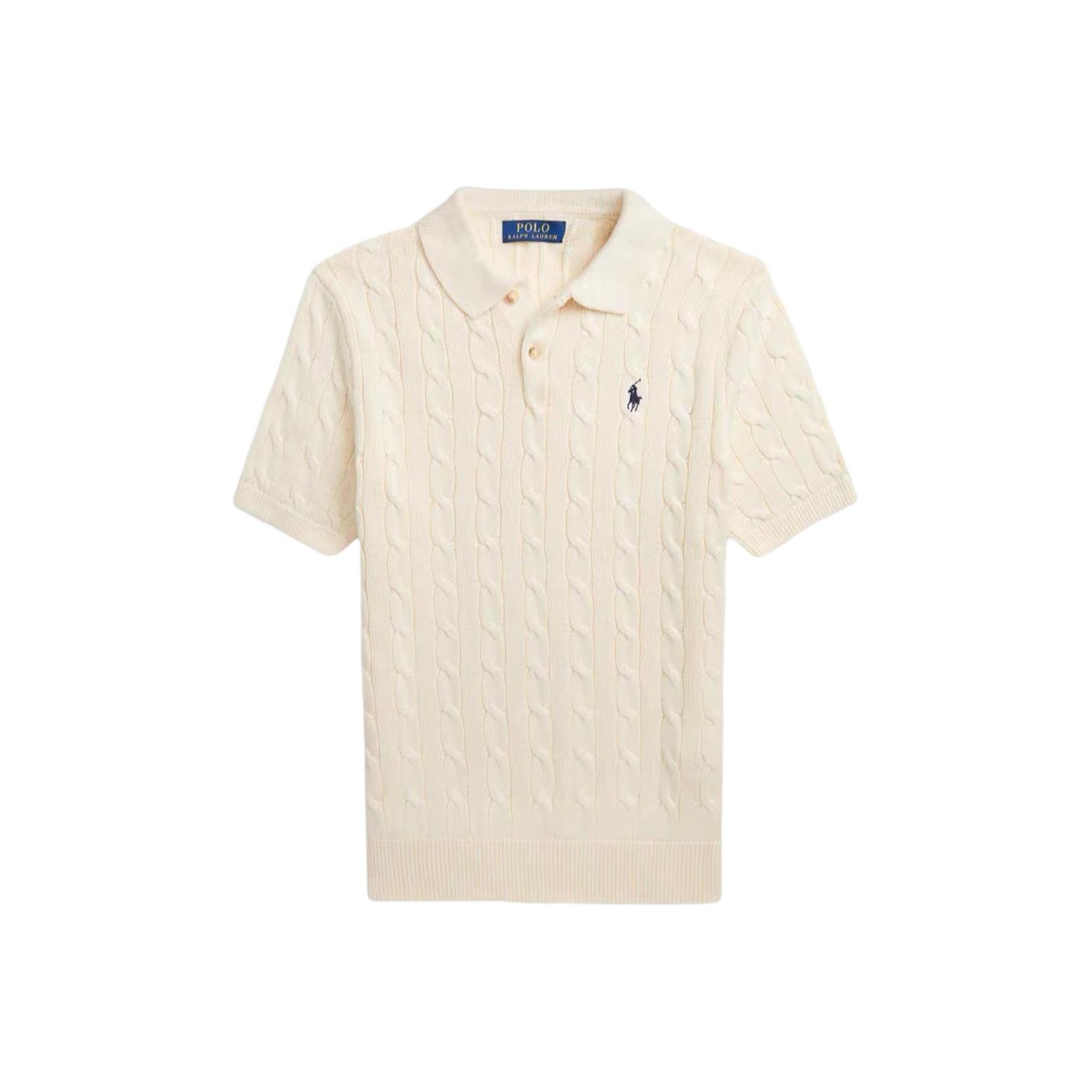 Polo Ralph Lauren cable-knit polo shirt