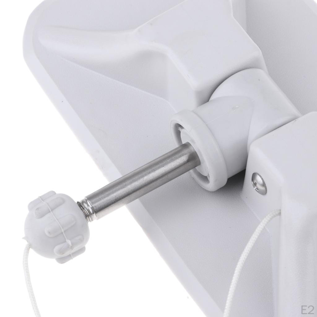 Universal Inflatable Boat paddle Oars Lock Holder Hook Mount White