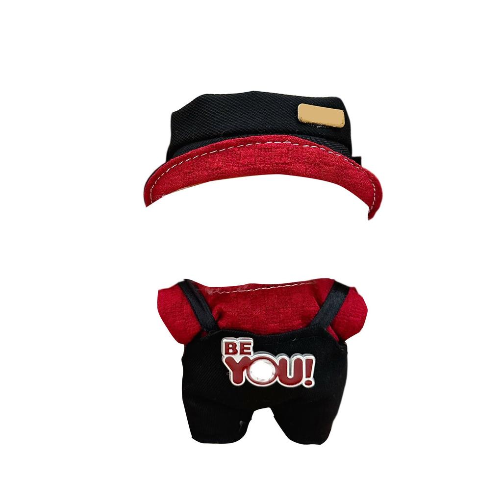 First And Second Generation Baby Clothes 17cm Doll Sitting Party Clothes Accessories Overalls