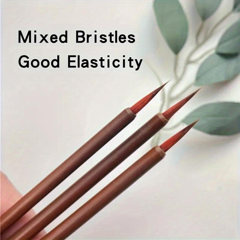 1pcs Detail Paint Brush Fine Pointed Tip Miniature Brushes For Acrylic Watercolor Oil Drawing Brush