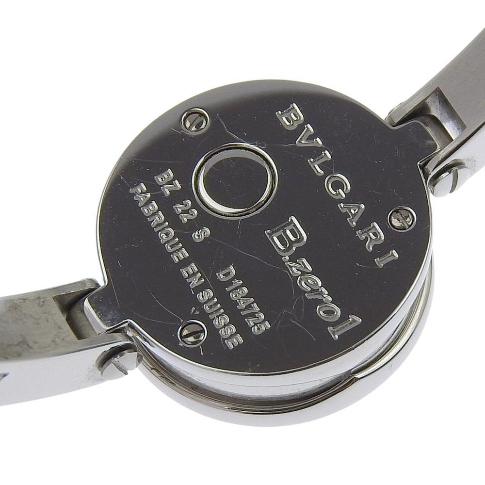 Bvlgari Bzero1 Watches BZ22S Be Zero One blackDial Stainless Steel Quartz Analog Display Women Used