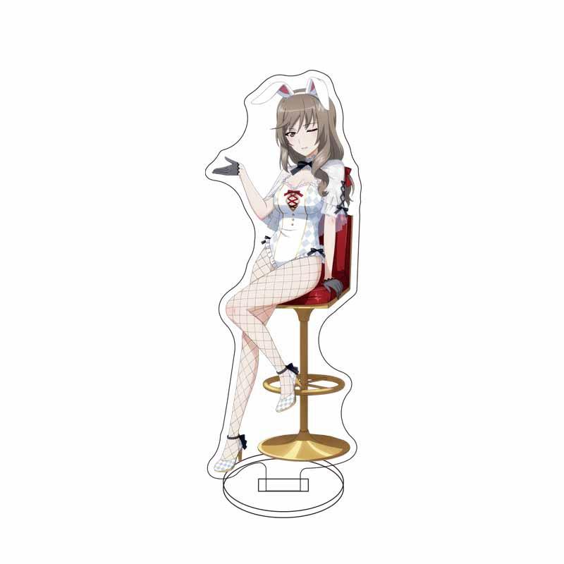 GIRLS und PANZER Nishizumi Miho Isuzu Hana Acrylic Stand Model Plate Keychain Desk Decoration Friends Gift Figure Display