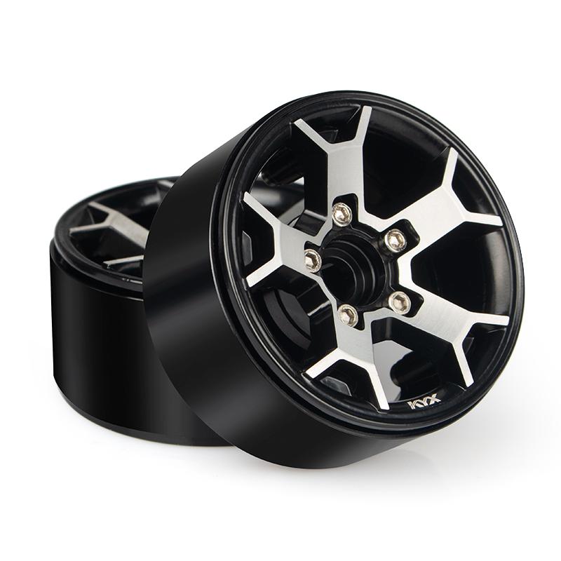 4pcs 1.9" Alloy Wheel Rims for 1/10 Axial 90046 Traxxas TRX-4 TRX4 D90 RC Crawler Car