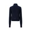 Giovanni Valentino Women's Cable Knit Half-Open Collar Wool Sweater