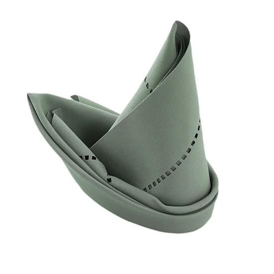 Napkin Cloth Hollow Design Lace Trim Reusable Fabric Wear-Resistant Napkin Fabric Hotel Banquets Weddings Napkin Cloth