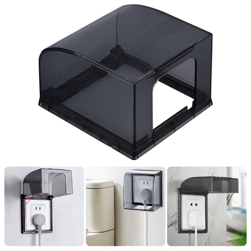 Waterproof In Use Outlet Covers 86 Type Receptacle Protectors with Clear Designs for Bathroom Wall Switch Socket