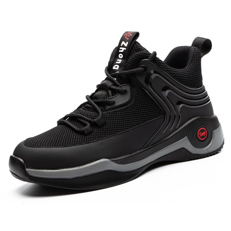 

Защитная и износостойкая женская обувь Baotou из стали с защитой от проколов и ударов, дышащая и нескользящая, для безопасности и защиты от износа, для зимней работы 46