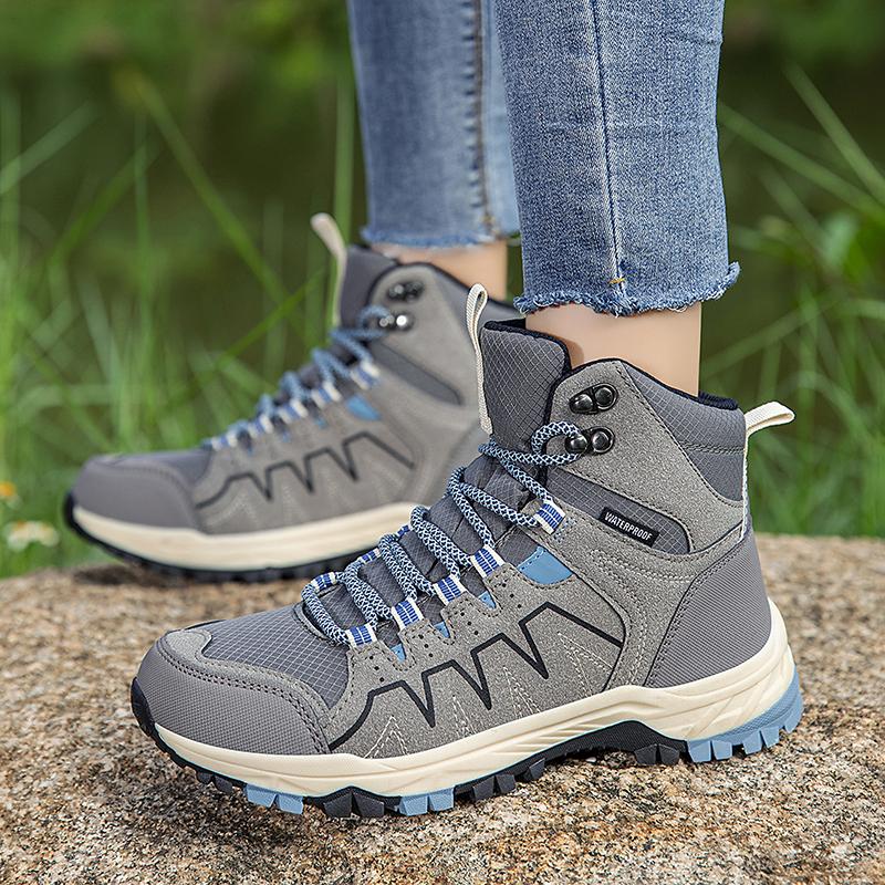 Waterproof Unisex Hiking Shoes Outdoor Trekking Shoes Men Women Ankle Hiking Boots