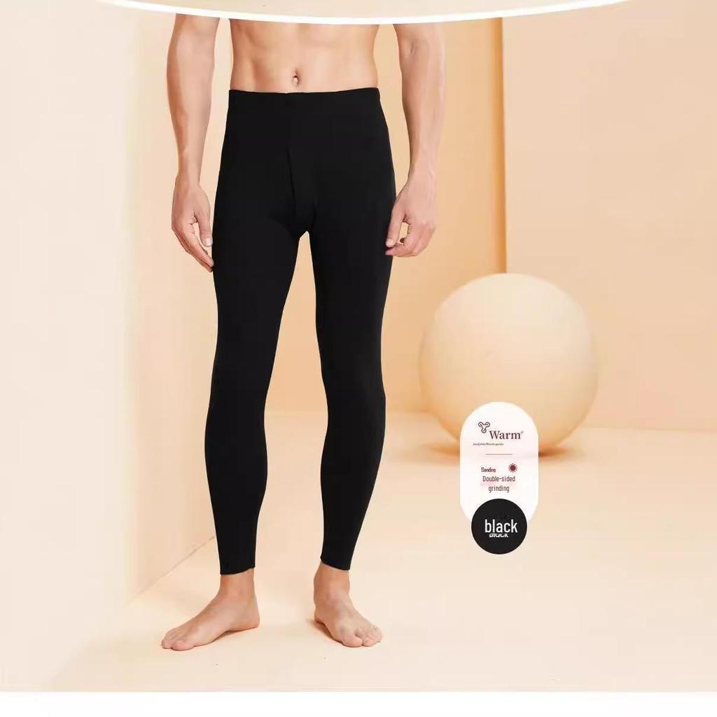 Pánské úzké teplé legíny z německého sametu s vnitřní vrstvou Plus Velvet - podzimní/zimní kolekce