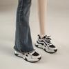 Protagonist dad shoes student winter velvet two cotton shoes soft sole sports