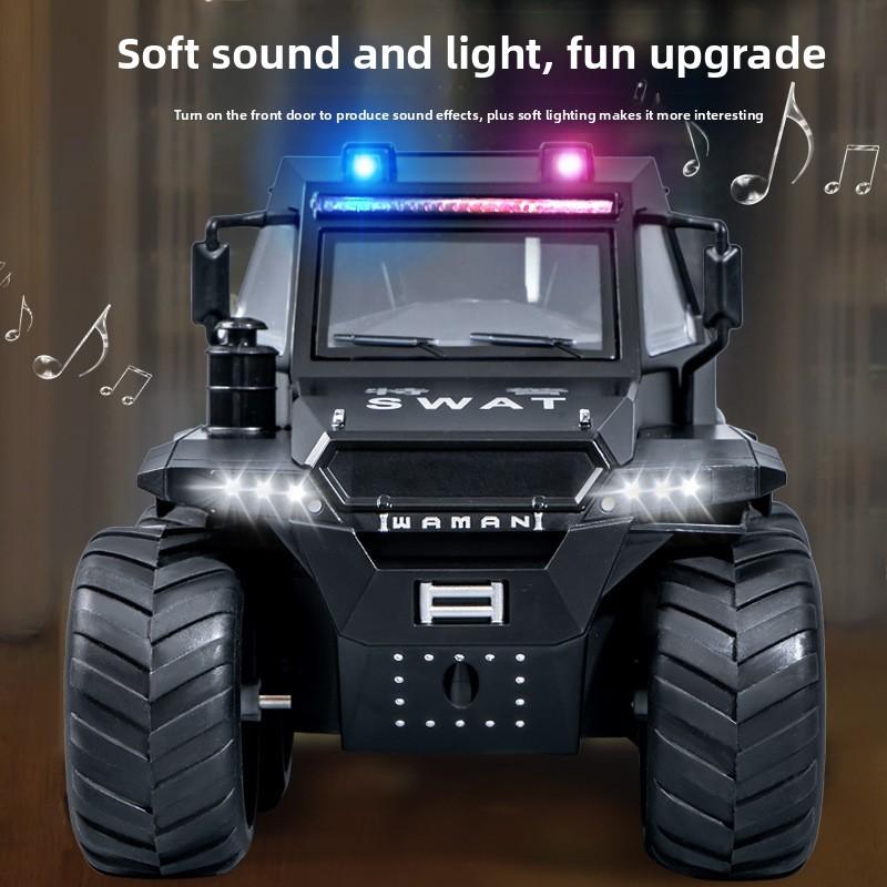 Police Car Model 132 Scale With Flashing Lights And Sound For Boys Play
