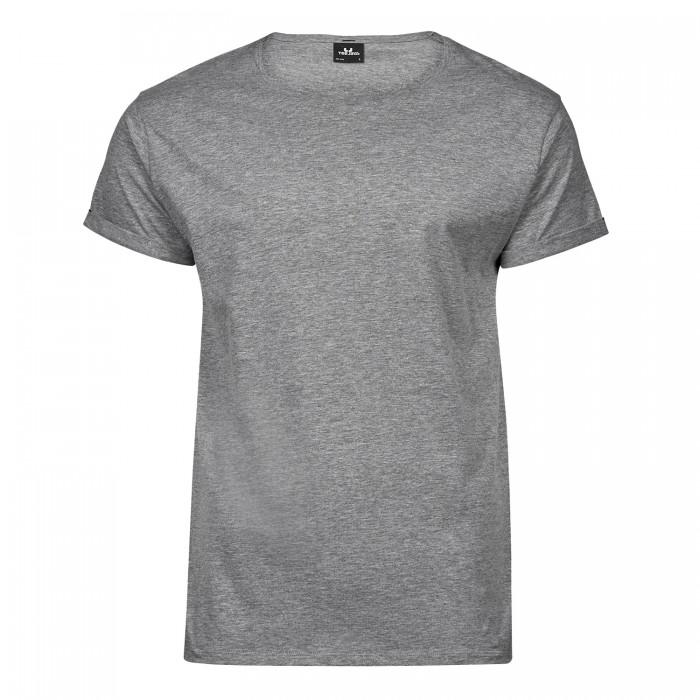 Tee Jays Mens Heather Roll Up T-Shirt