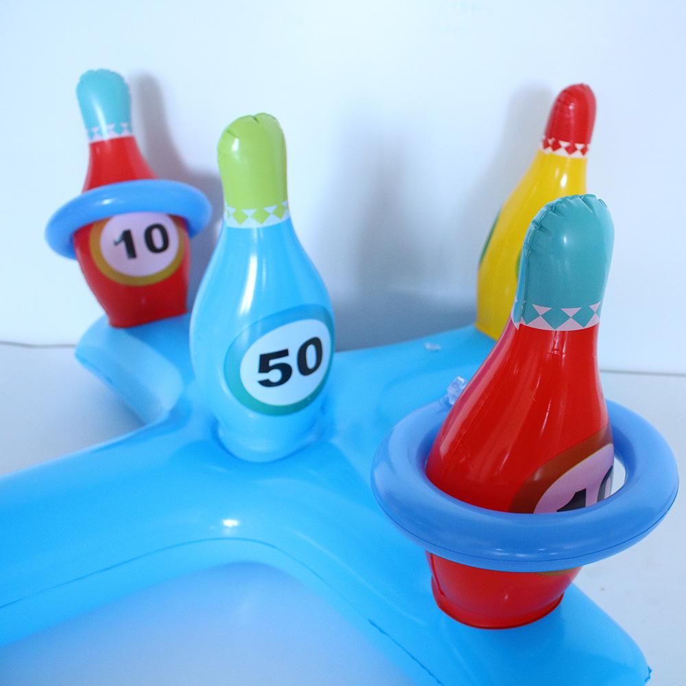 Inflatable Bowling & Ring Toss Outdoor Game for Kids