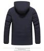 Men's Mid-Age Hooded Plus Size Winter Puffer Jacket - Casual Thick Warm Cotton Coat