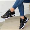 Women's Shoes, Thick Soled Shoes, Casual Shoes, Low Cut Shoes, Lace Up Shoes, Sports Shoes, Single Shoes, Flat Shoes, Color Blocked Single Shoes