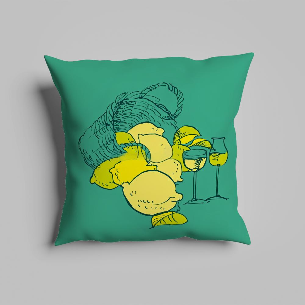 Pillow Case luxurious home office, sofa decorative Multi sized car seat cushions, pillowcases Limoncello Cocktail