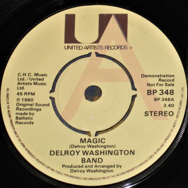 

7inch Record DELROY WASHINGTON BAND Magic BP348PROMO United Artists 1980 UK Reggae Ska Dub Used