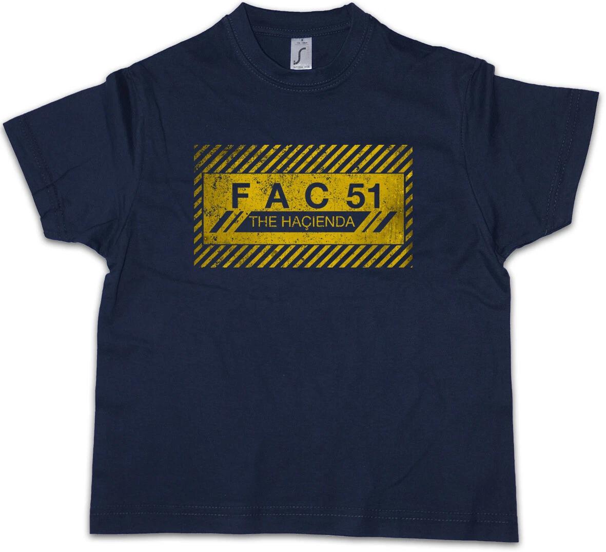 FAC 51 THE HACIENDA I Kids Boys kids boys T-Shirt Club Factory Records Joy Division 140