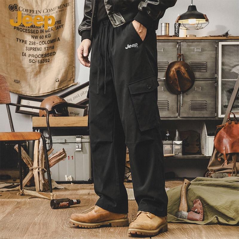 JEEP Men s Spring Autumn Loose Fit Cargo Pants L