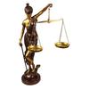 Big Brass 76.2 Cm Andha Kanoon Statue Blind Folded Justice Lady Murti Sculpture Blindfolded Insaaf Ka Taraju Showpiece Murti Home Decor