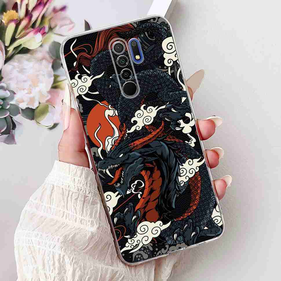 For Xiaomi Redmi 9 9A Case M2004J19AG Luxury Pearl Flowers Soft Silicone TPU Cover For Redmi 9A M2006C3LG Phone Protective Case
