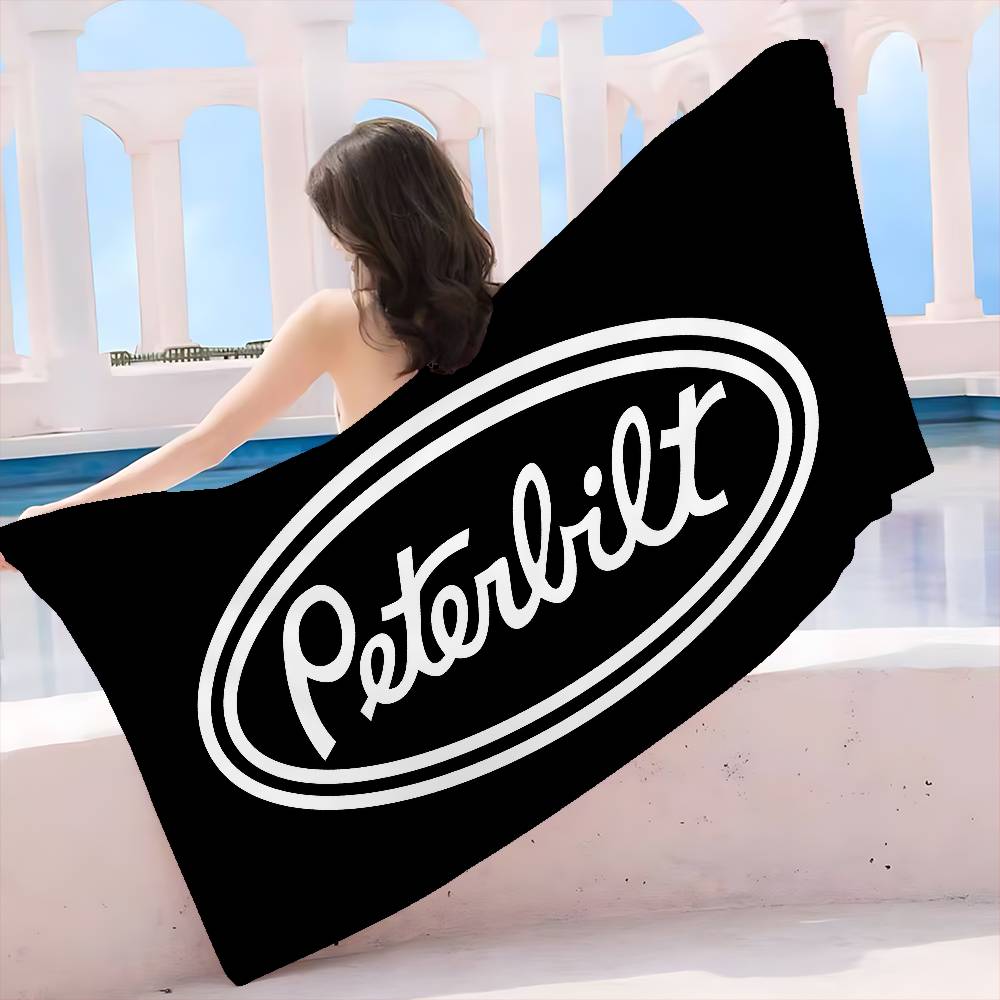 

PeterbiltS Racing Car Banner Microfiber Beach Towel Absorbent Quick dry Soft Yoga Swimming Resort Mountain Climbing Towel W30*H60(CM)