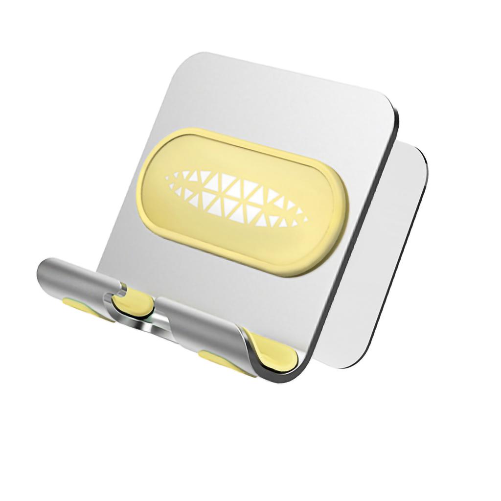 Metal Wall Phone Holders Adjustable Punch Free Bathroom Phone Holder for Mobile Phones Tablets and Small Objects B10