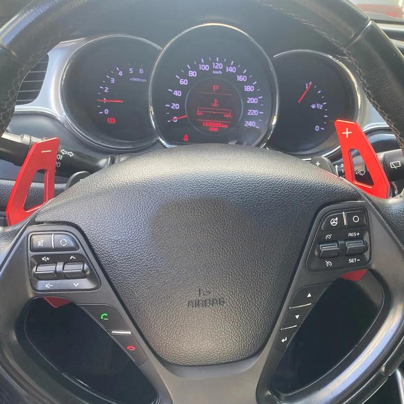 For Kia Ceed GT SW Pro Sportswagon Cerato Hatchback Koup YD Forte S SX Car Steering Wheel Shift Paddles DSG Extender Stickers