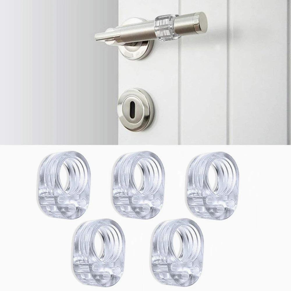 Stop Floor Door Stops Buffer No Drill Door Stopper Home Improvement Furniture Wall Safety Hardware Transparent Supplies Silicone