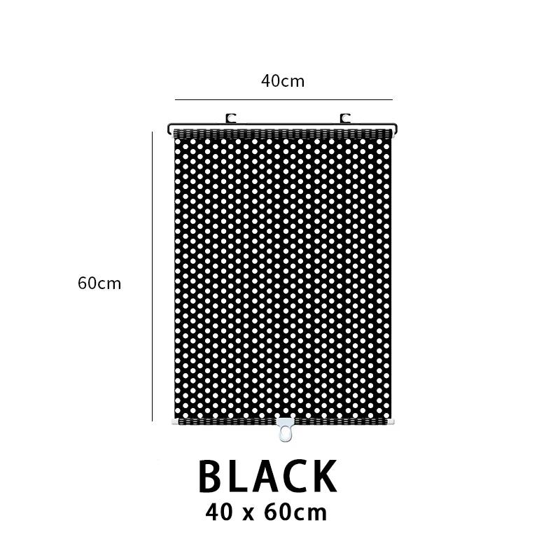 Heat-insulating Telescopic Sunshade - No-Drill Suction Cup Retractable Roller Curtain for Car Windshield Balcony Bedroom Kitchen