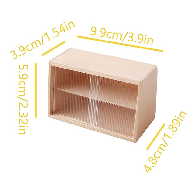 1:12 Dollhouse Miniature Wood Material Display Cabinet Cake Candy Cabinet Storage Rack Organizer Display Shelf Stand Store Scene Miniature