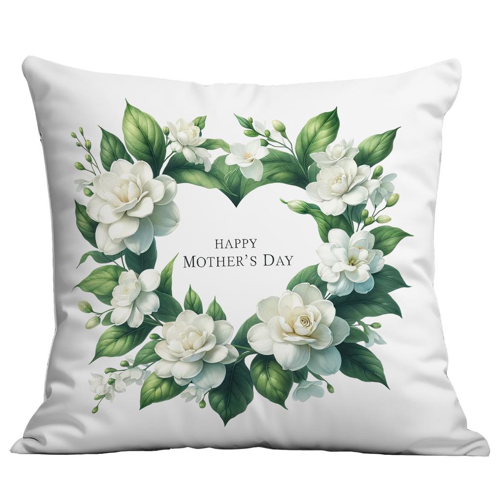New Mother's Day Creative Wreath Letter Pillow Case Home Sofa Cushion Pillow Case