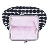 Marimekko Coin Purse 47828 190 WHITE/BLACK/PINK RASYMATTO PIENI KUKKARO