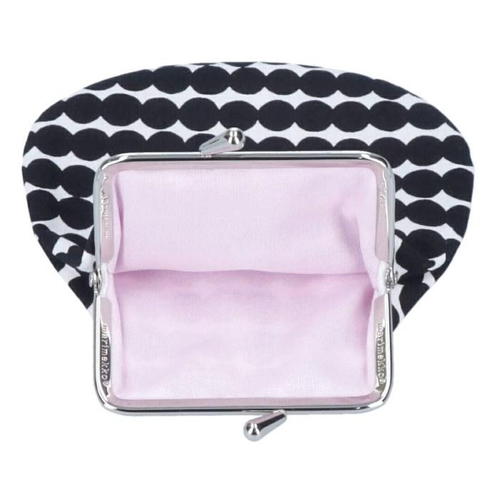 Marimekko Coin Purse 47828 190 WHITE/BLACK/PINK RASYMATTO PIENI KUKKARO