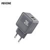 WEKOME 20Wa+C Flash Charger WP-U104 (European Standard) supports multiple fast charging protocols.