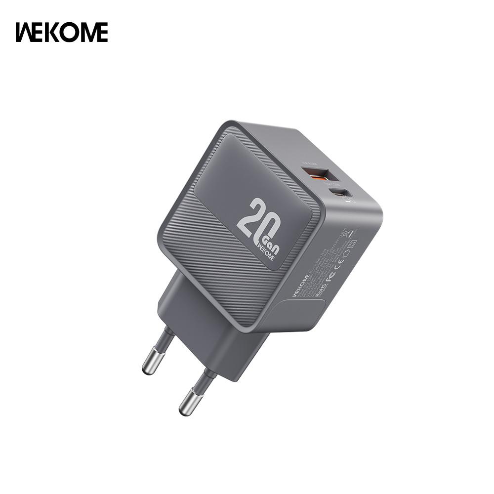 WEKOME 20Wa+C Flash Charger WP-U104 (European Standard) supports multiple fast charging protocols.