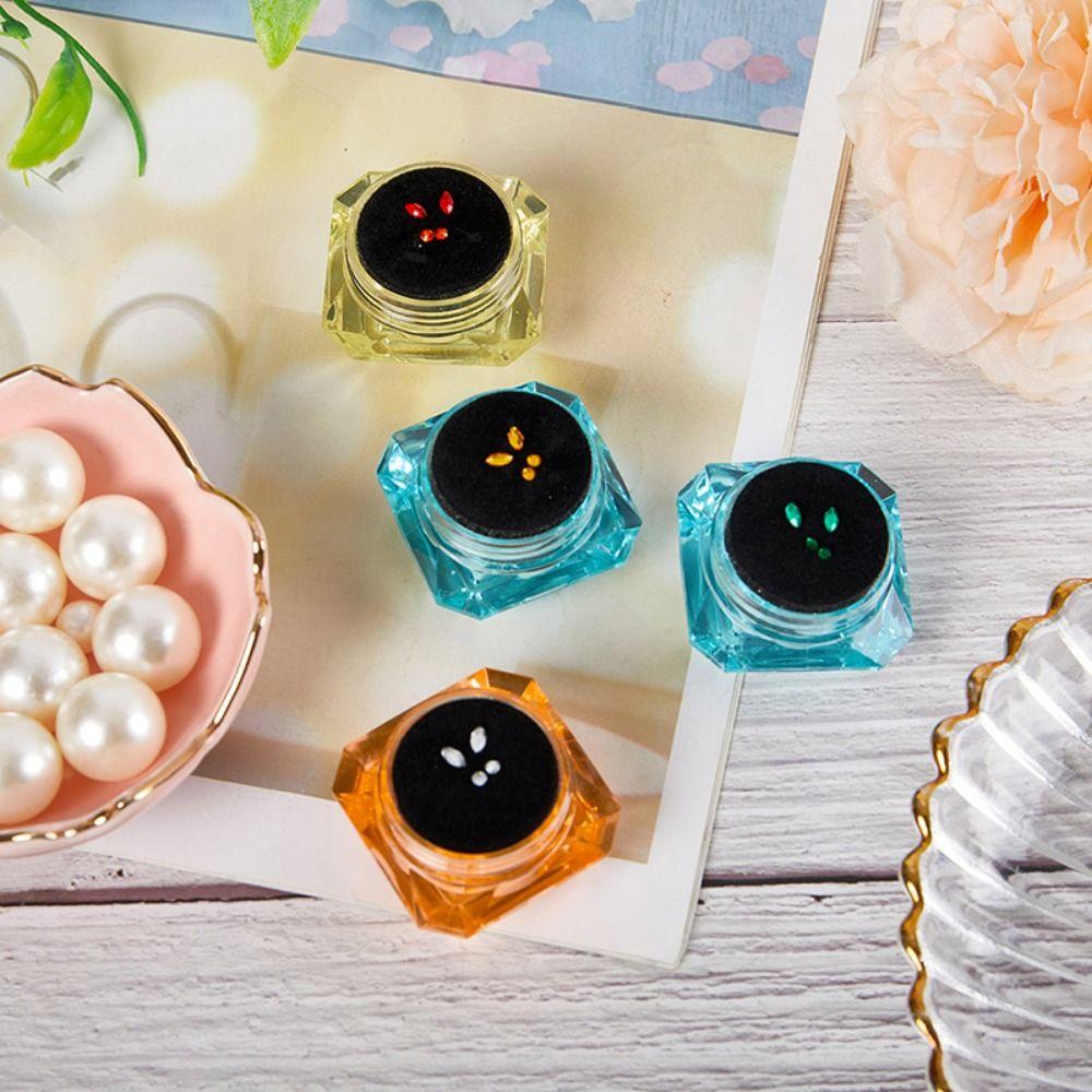 4Pcs/box Colorful Denture Ornament Dental Teeth Decoration Tooth Gems Teeth Jewelry